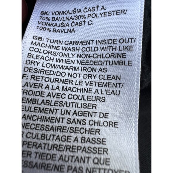 The North Face black hoodie turquoise half dome kangaroo pockets M gorpcore - Picture 8 of 9